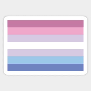 Bigender Pride Flag Sticker